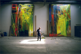TIMM RAUTERT - Gerhard Richter im Atelier | EDGAR LECIEJEWSKI - Wand