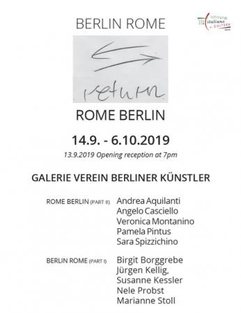 RETURN Rome-Berlin | Berlin-Rome