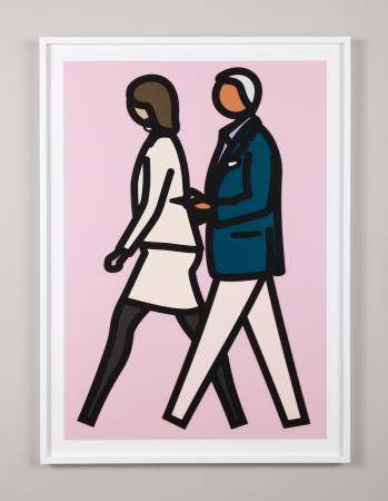 JULIAN OPIE NEW YORK COUPLE | GALERIE FLUEGEL |