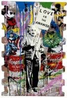 Mr. Brainwash –  Works on wood, metal, steel and bricks“ GALERIE FRANK FLUEGEL , 2021