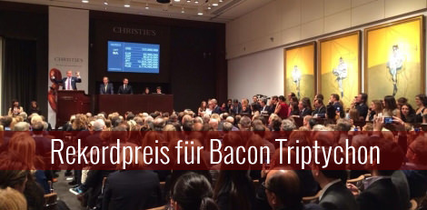 Francis Bacon Triptychon erzielt 142,4 Millionen Dollar