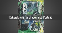 Giacometti Porträt für den Rekordpreis von 32,6 Millionen Dollar versteigert