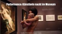 Milo Moiré - was machte diese Frau nackt im Museumü