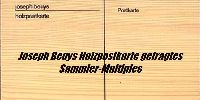 Joseph Beuys Holzpostkarte signiert - das gefragte Sammler Multiples