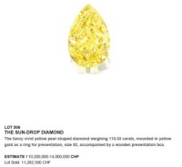 gelber Diamant für 12 Millionen Dollar versteigert