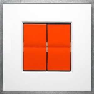 Jeu de carré (orange)